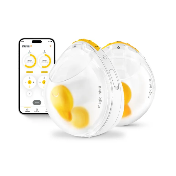 M&aacute;y h&uacute;t sữa điện đ&ocirc;i rảnh tay cao cấp Medela Magic InBra - C&ocirc;ng nghệ đột ph&aacute;, h&uacute;t v&agrave; k&iacute;ch sữa cực tốt, hoạt động nhẹ nh&agrave;ng, &ecirc;m &aacute;i, c&oacute; sưởi ẩm, kết nối app mobile