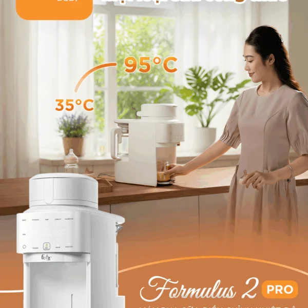 M&aacute;y pha sữa điều chỉnh nhiệt độ th&ocirc;ng minh tự động Fatzbaby Formulus 2 Pro - FB8571BT