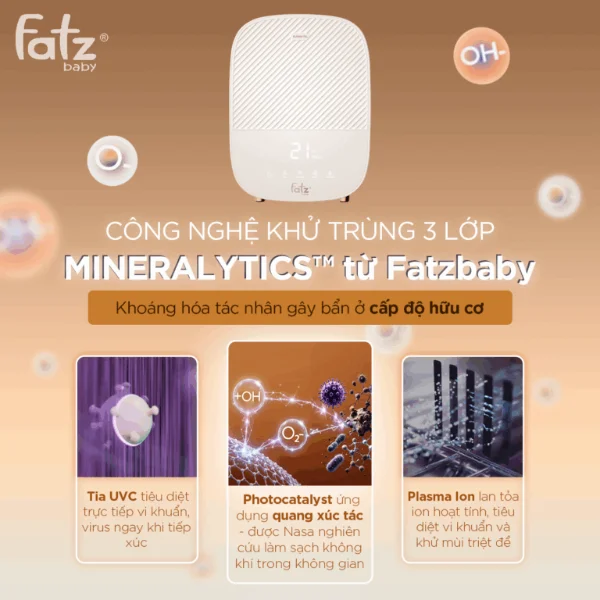 M&aacute;y Tiệt Tr&ugrave;ng Sấy Kh&ocirc; Khử M&ugrave;i UVC-LED C&ocirc;ng Nghệ Nano Plasma Ion Quang X&uacute;c T&aacute;c PLASMAX 2 PRO